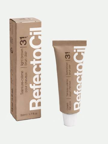RefectoCil Professional Brow &amp; Lash Tint Light Brown #3.1, 0.5 Oz