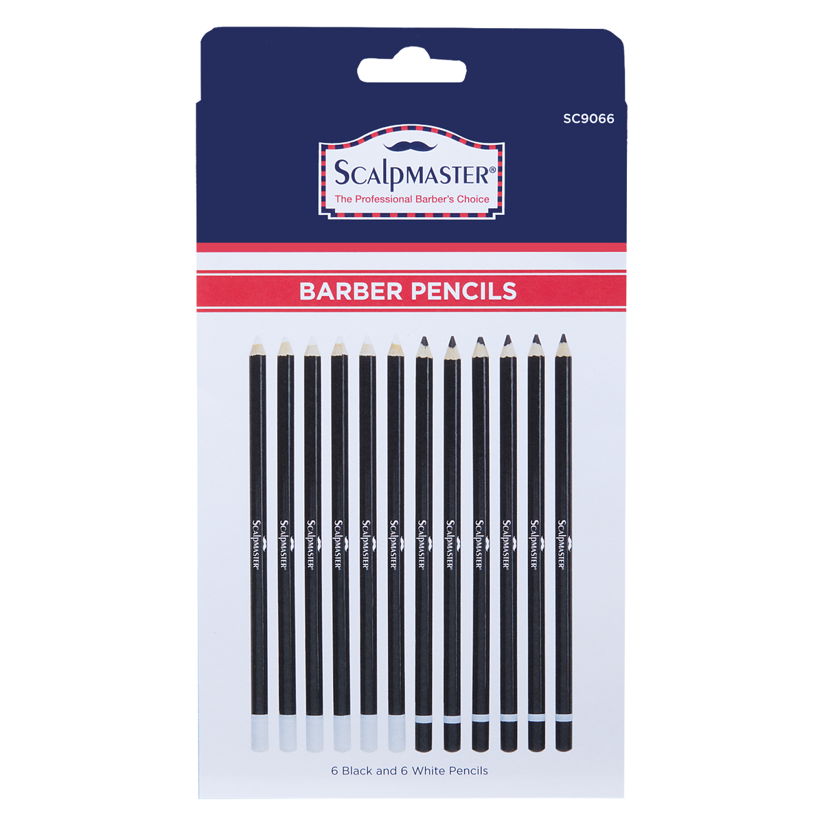 Scalpmaster Barber Pencils 12 Pack Packaging