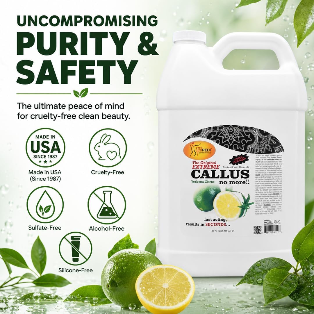 SPA Redi Lime & Lemon Callus Remover, 1 Gallon Safety