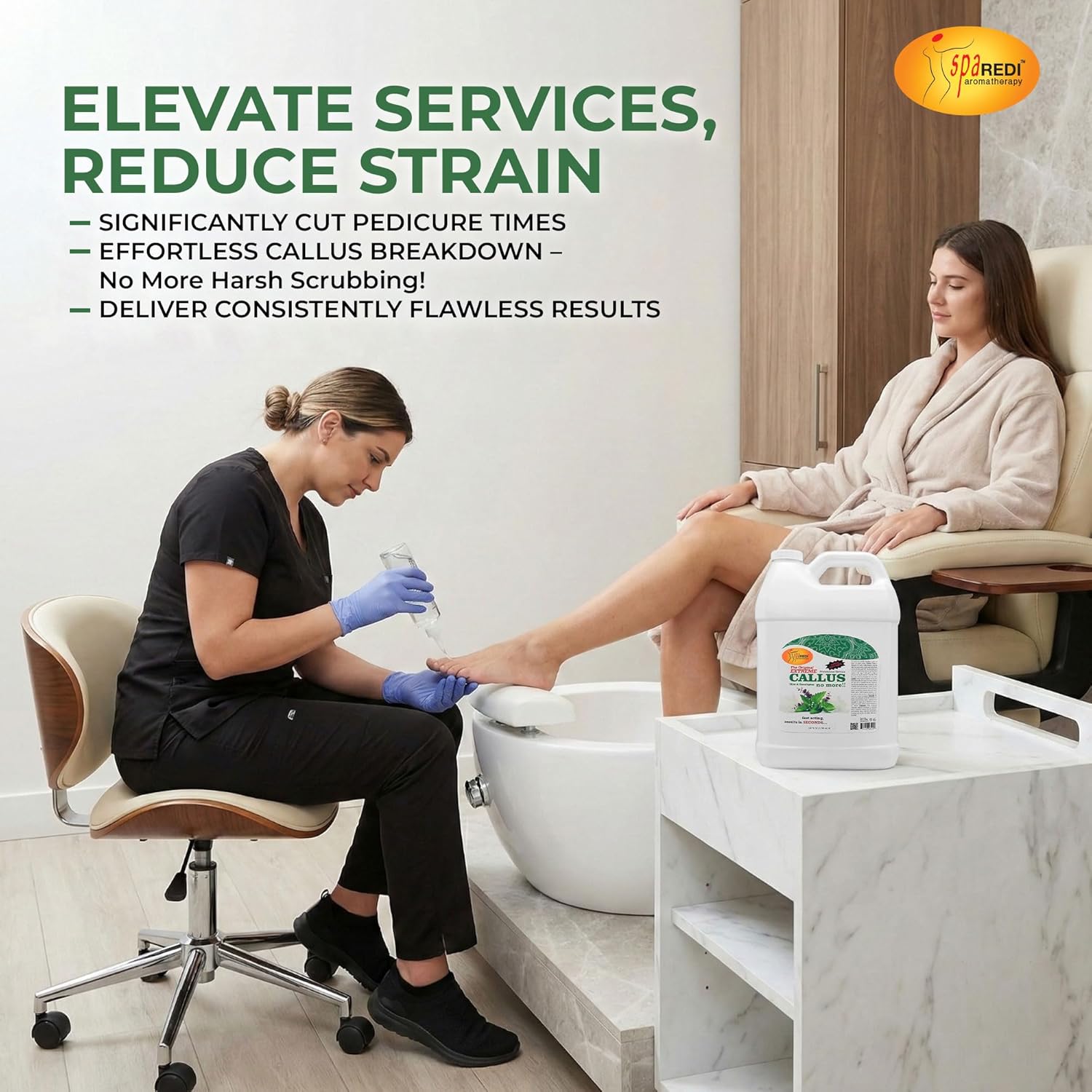 SPA Redi Mint & Eucalyptus Callus Remover, 1 Gallon Benefits