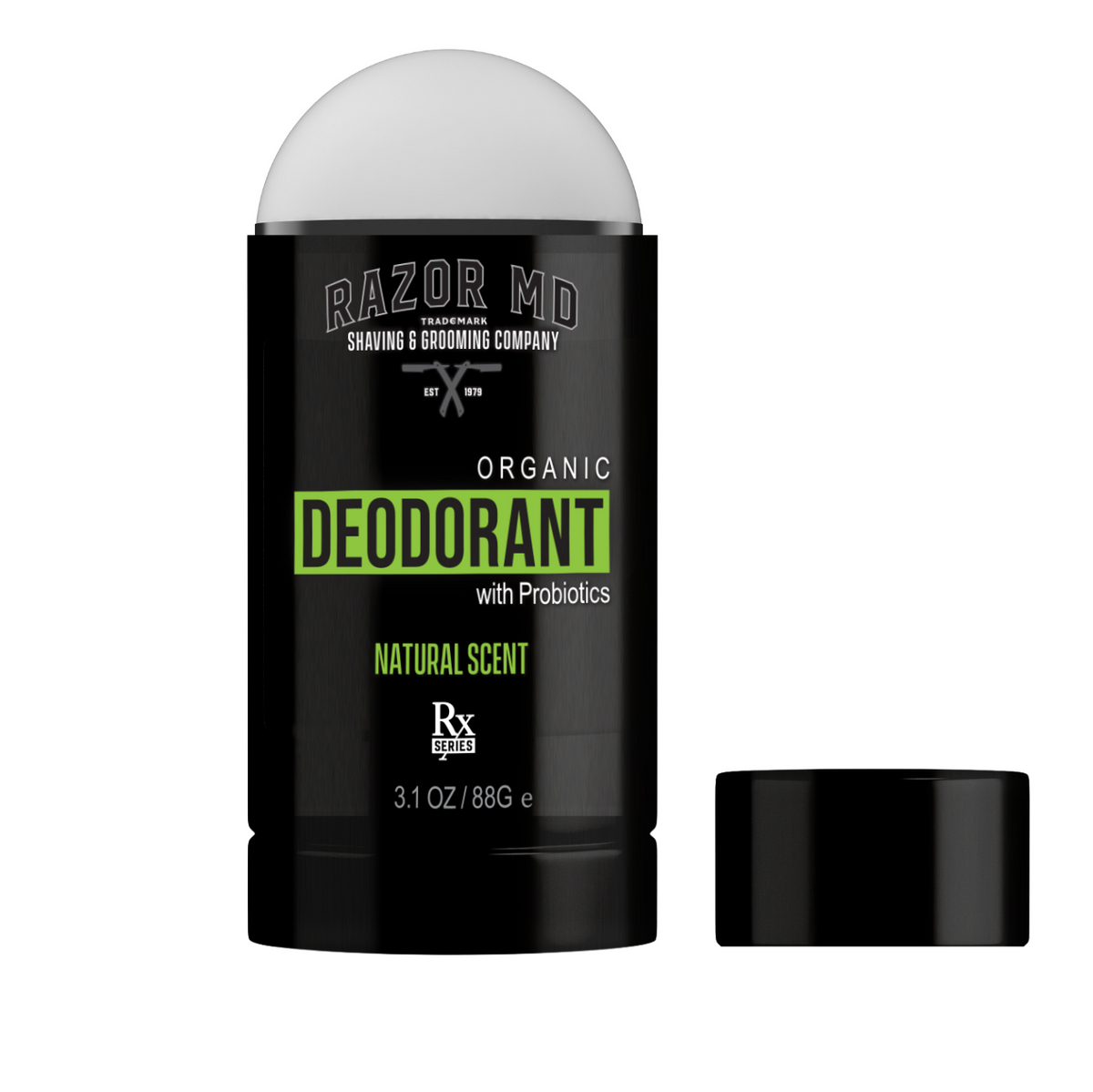 RAZOR MD Organic, Aluminum-Free Deodorant
