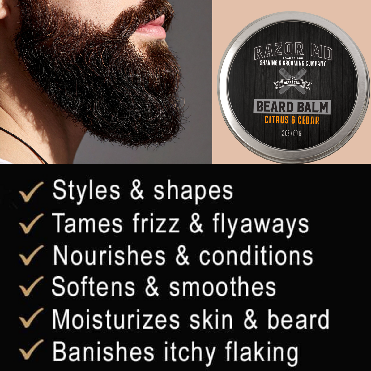 RAZOR MD Beard Balm
