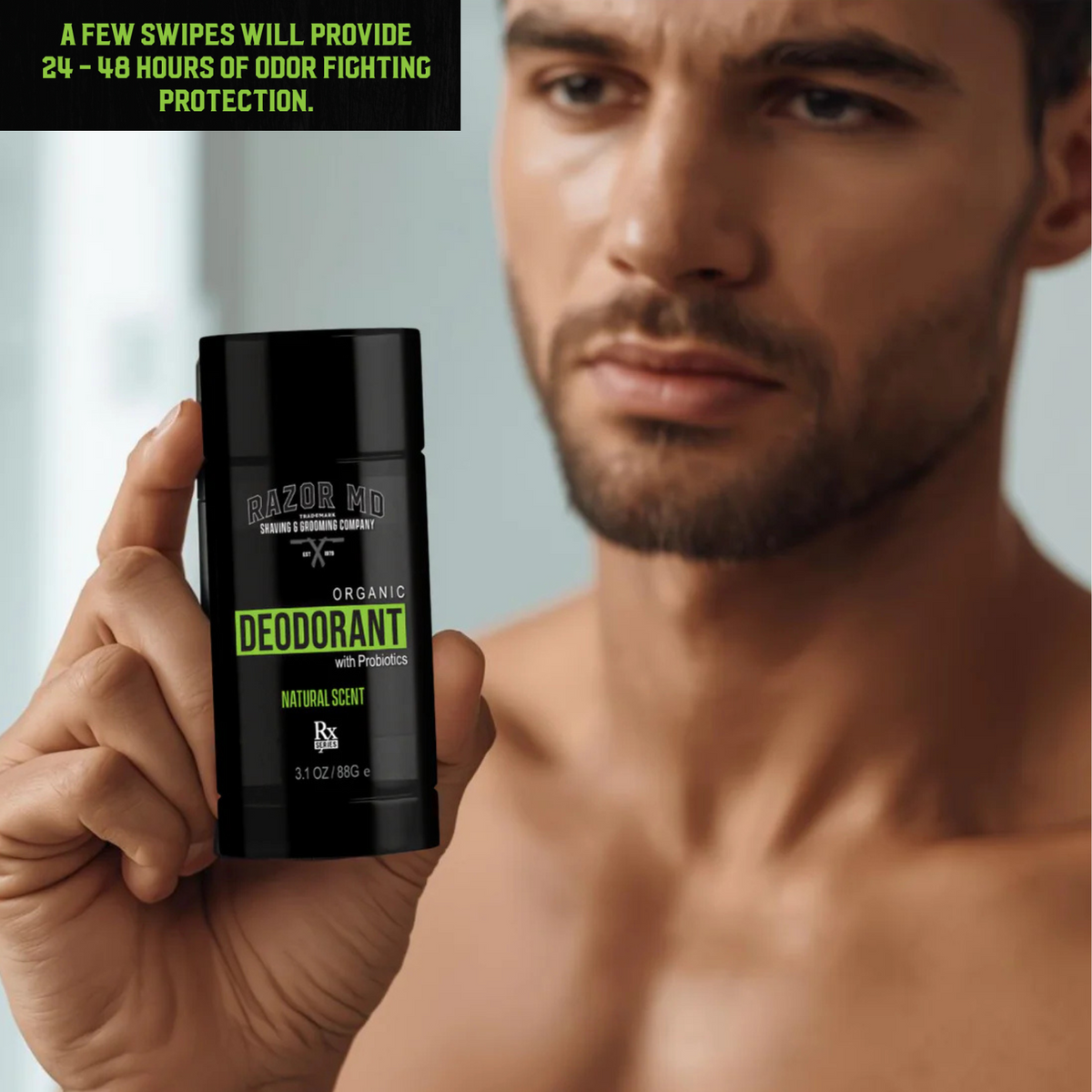 RAZOR MD Organic, Aluminum-Free Deodorant
