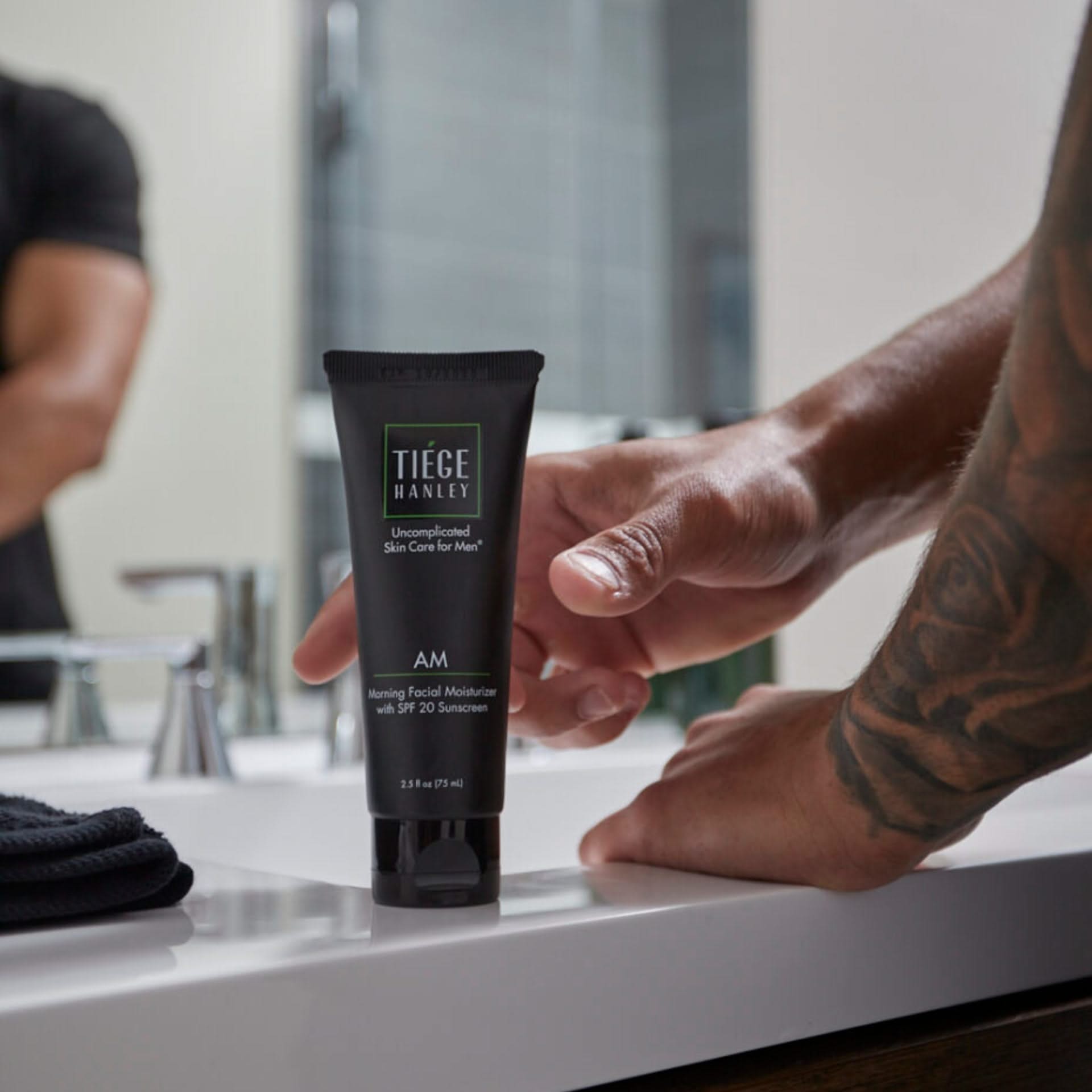 Tiege Hanley Morning Moisturizer with SPF for Men, 2.5 Fl. Oz. Packaging