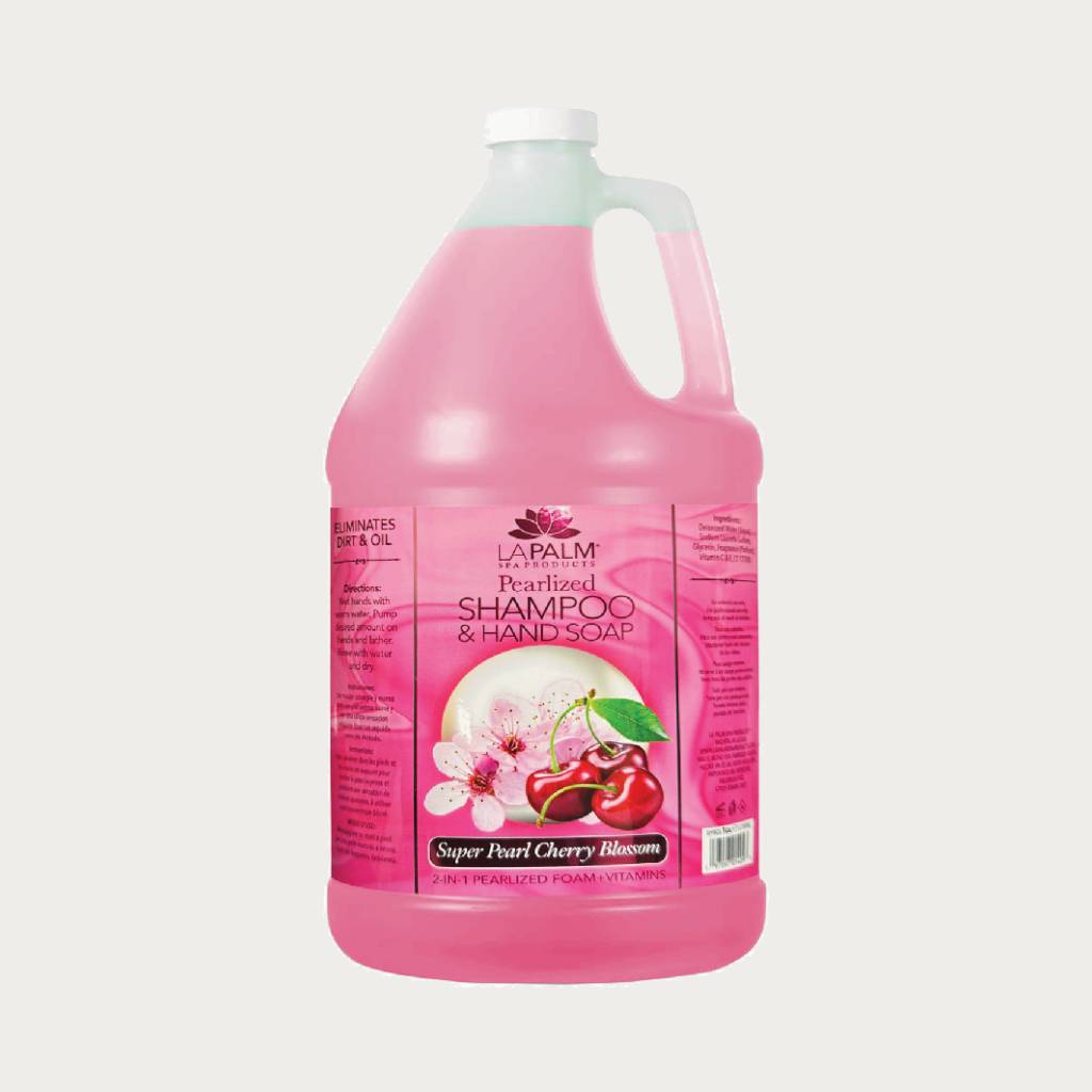 La Palm 2 in 1 Shampoo &amp; Hand Soap Pearl Cherry Blossom 1 Gallon