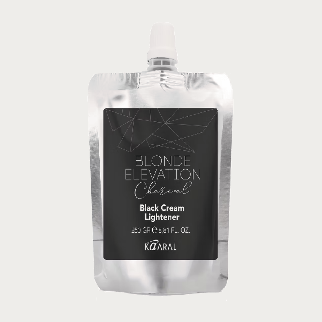 Kaaral Blonde Elevation Hair Lightener Charcoal Black Cream Lightener 8.81 Oz