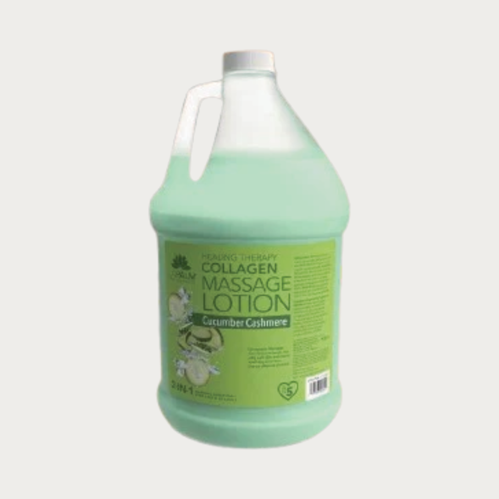 La Palm Healing Therapy Massage Lotion Cucumber Cashmere, 1 Gallon