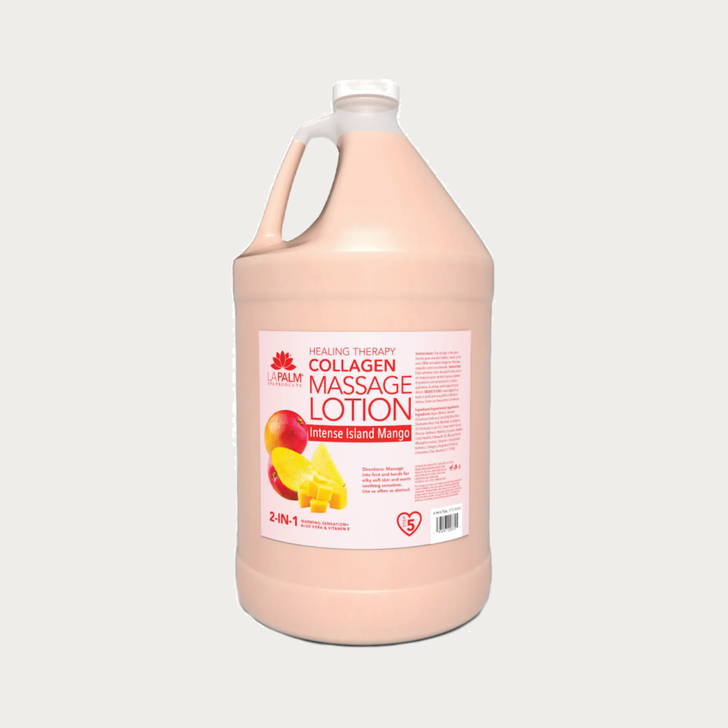La Palm Massage Lotion Intense Island Mango, 1 Gallon
