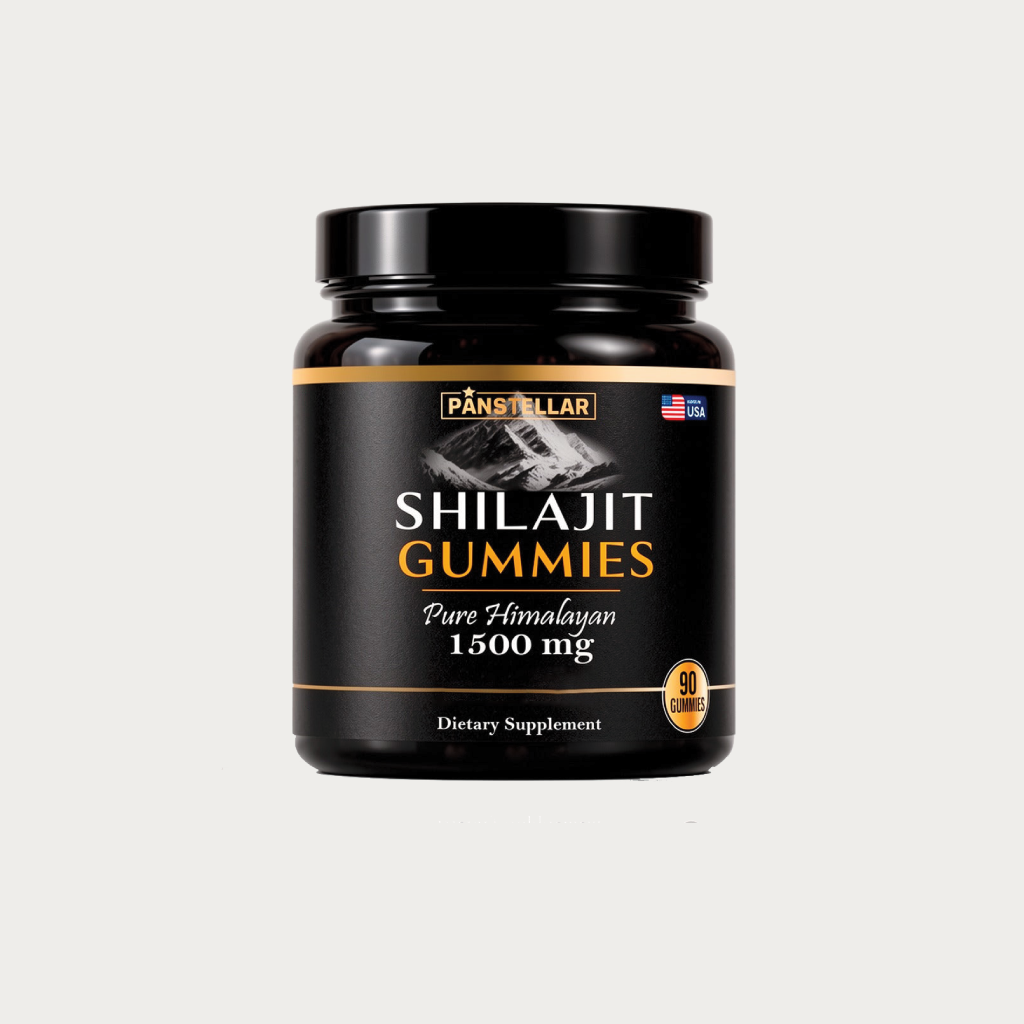 Panstellar Essentials Pure Himalayan Shilajit Gummies 1500mg – 90 Gummies