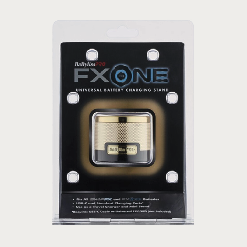 BaBylissPRO FXONE Universal Battery Charging Stand Gold #FXTRAVBG