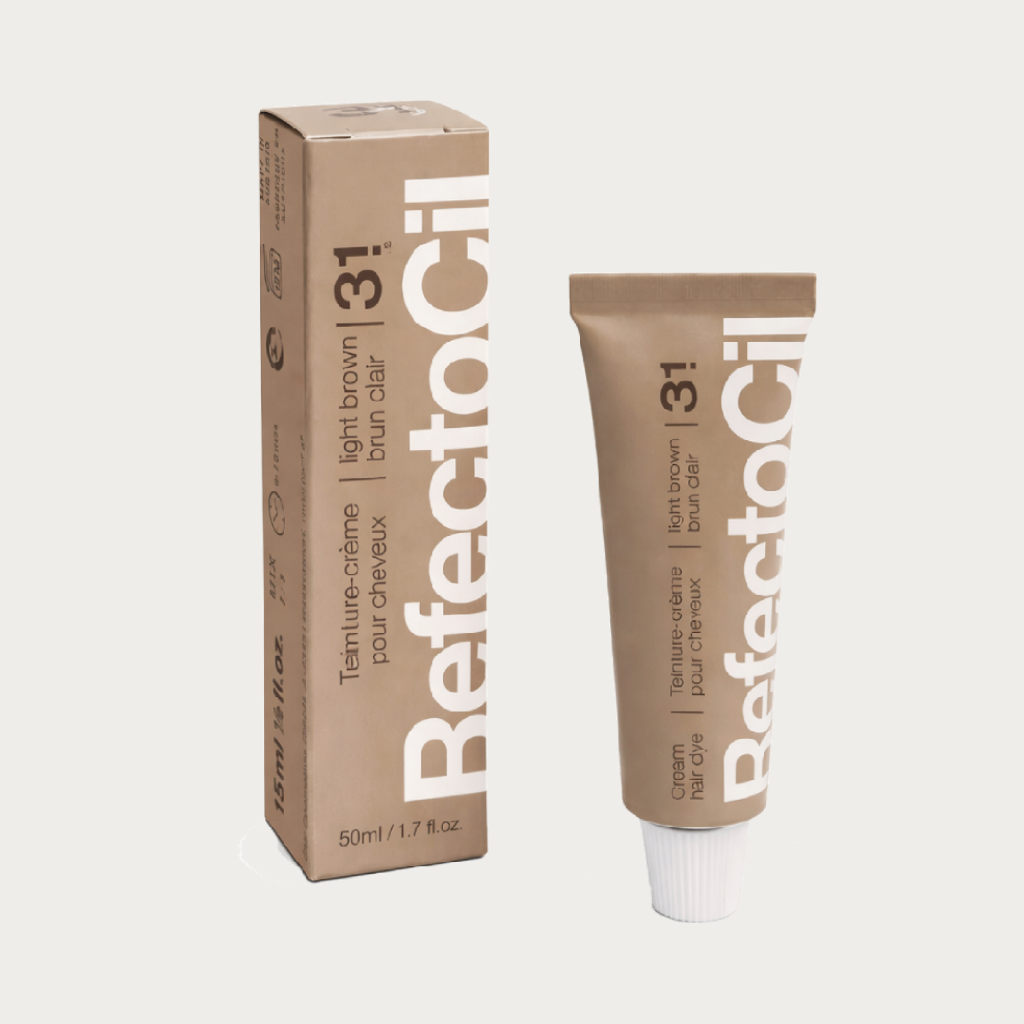 RefectoCil Professional Brow &amp; Lash Tint Light Brown #3.1, 0.5 Oz