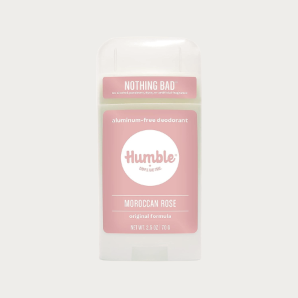 Humble All Natural Deodorant Original Moroccan Rose, 2.5 oz
