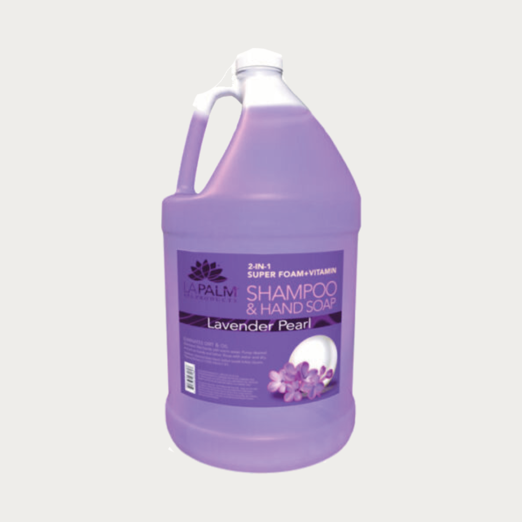 La Palm 2 in 1 Shampoo &amp; Hand Soap Lavender Pearl, 1 Gallon