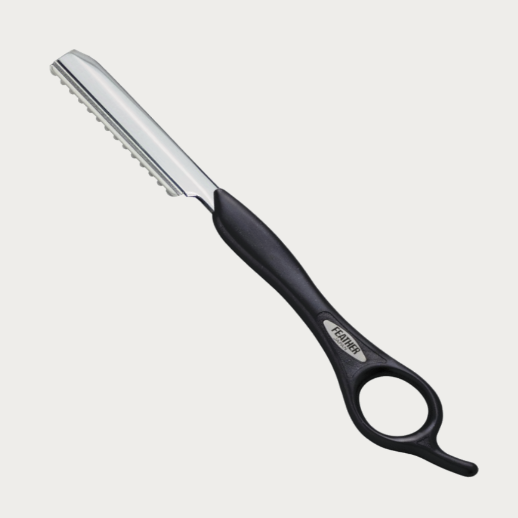 Jatai Feather Styling Razor Handle. Black