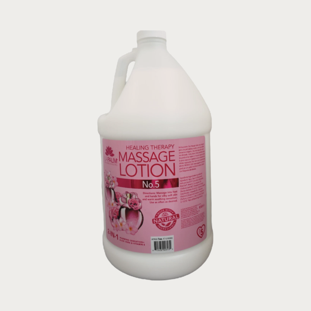 La Palm Healing Therapy Massage Lotion No. 5, 1 Gallon