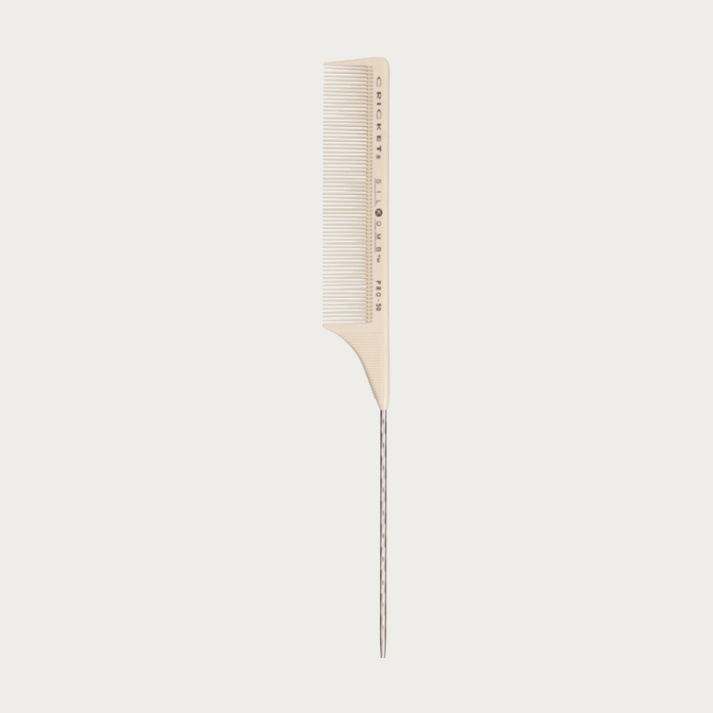 Cricket Silkomb Pro 50 Fine Toothed Rattail Comb