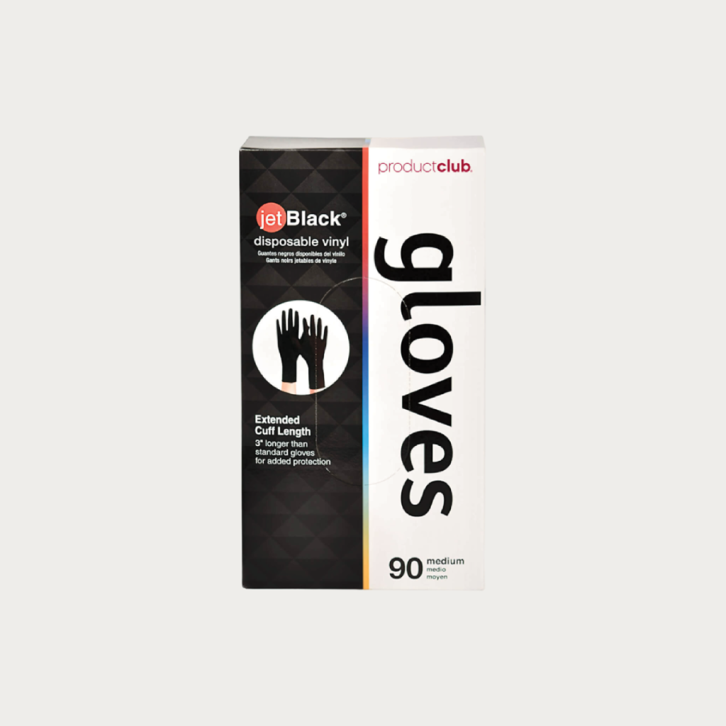 Product Club Medium Vinyl Gloves, Black, 90 ct.