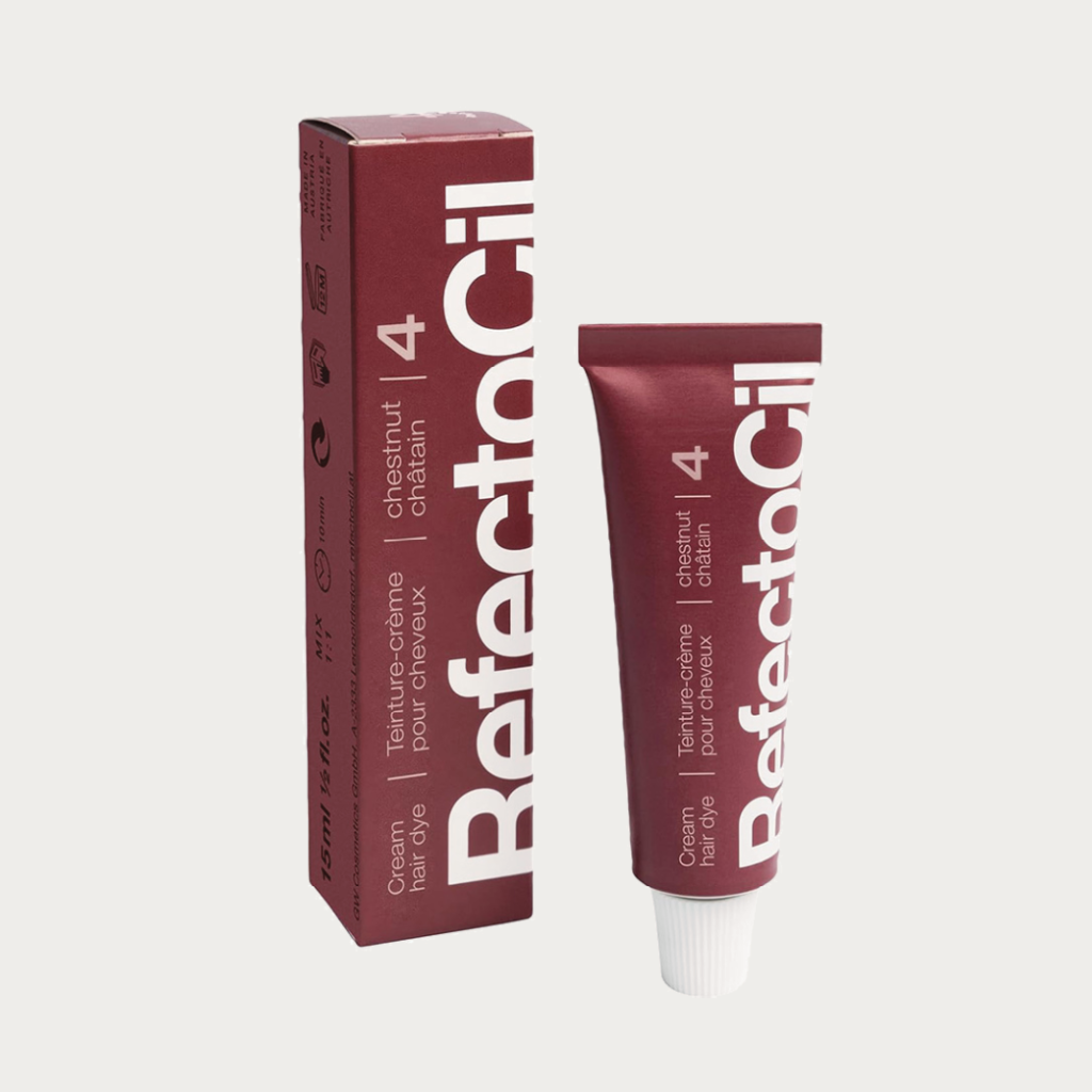 RefectoCil Professional Brow &amp; Lash Tint Chestnut #3, 0.5 Oz