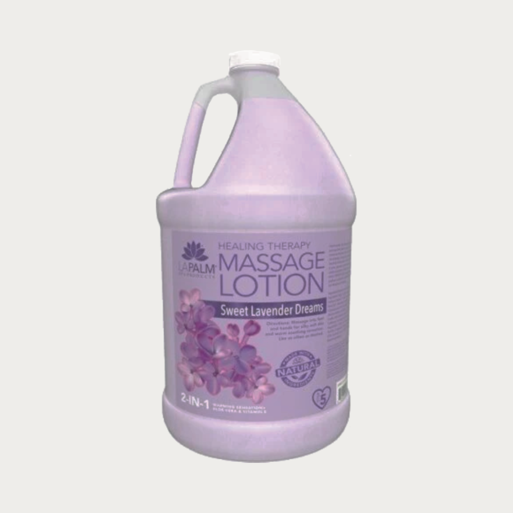La Palm Healing Therapy Massage Lotion Sweet Lavender Dreams, 1 Gallon