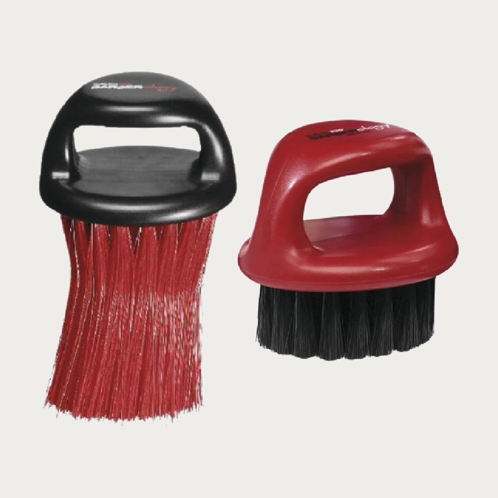 BabylissPRO Neck Duster Knuckle BLK + Babyliss Fade Brush. Pick Any Colors