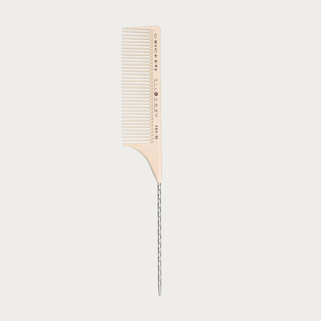 Cricket Silkomb Pro 55 Wide Toothed Metal Rattail