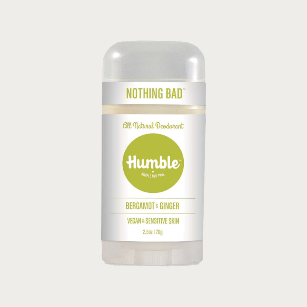 Humble All Natural Deodorant Vegan Bergamot & Ginger, 2.5 Oz.