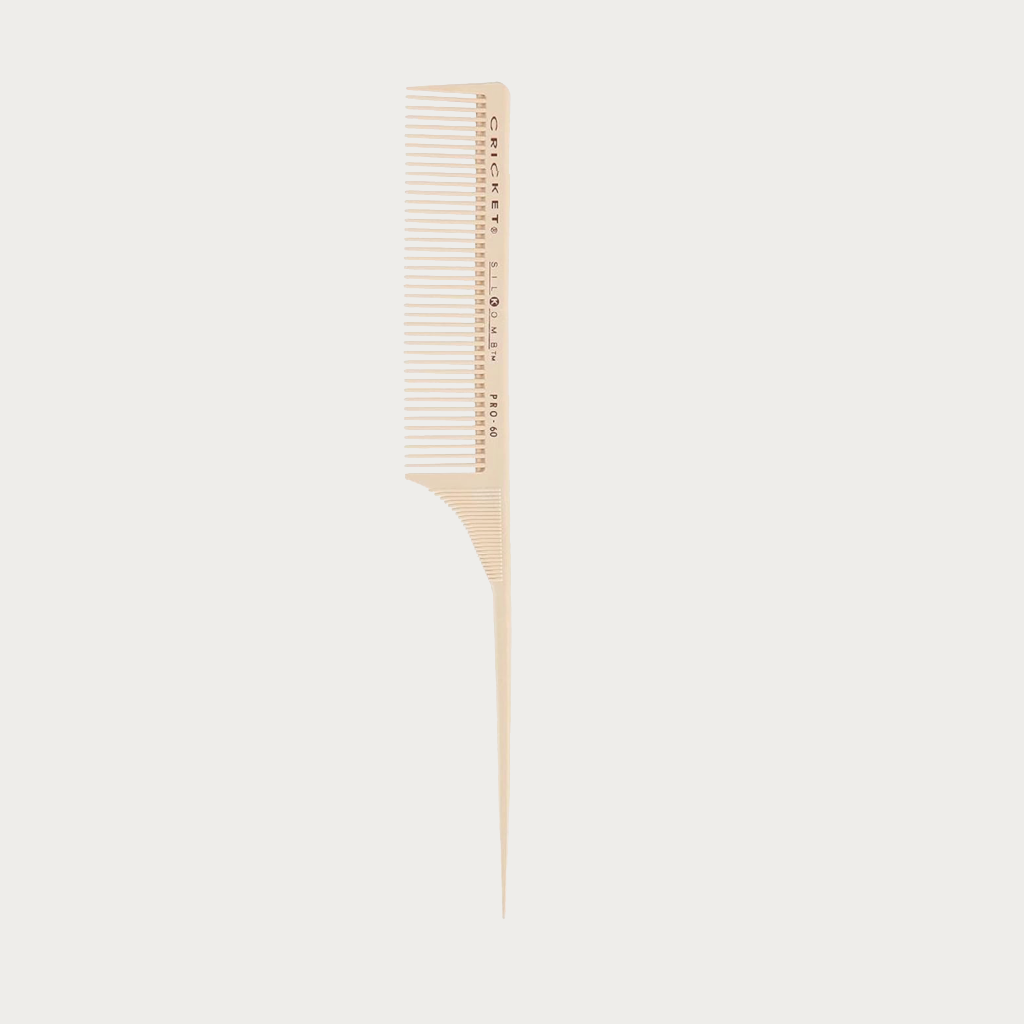 Cricket Silkomb Pro 60 Fine Toothed Rattail Comb