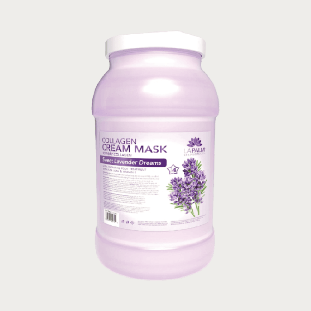 La Palm Collagen Cream Mask Sweet Lavender Dreams,1 Gallon