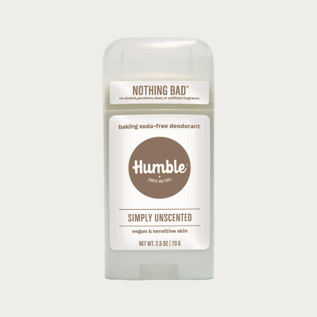 Humble All Natural Deodorant Vegan Sensitive Simply Unscented 2.5oz