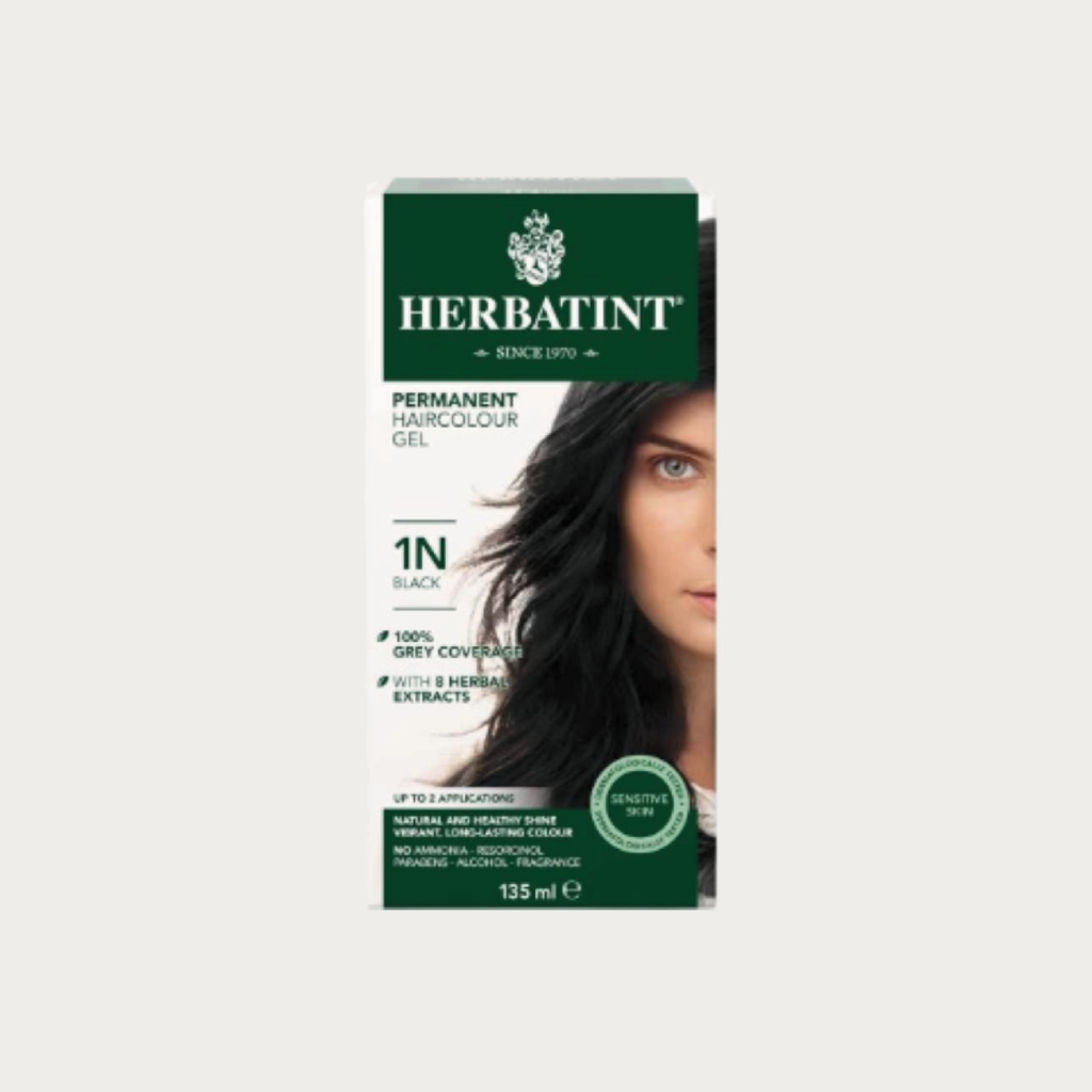 Herbatint 1N Perm Hair Color Black, 4 oz.