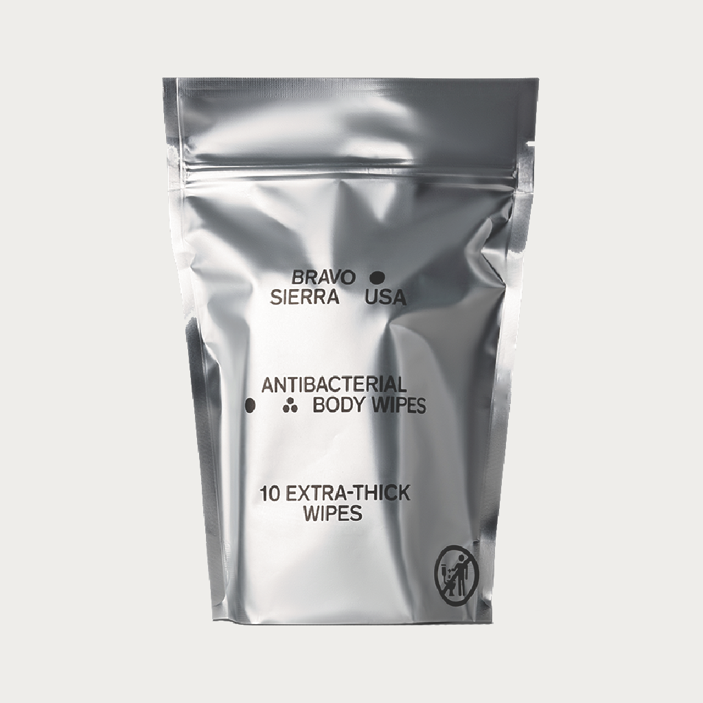 Bravo Sierra Antibacterial Body Wipes
