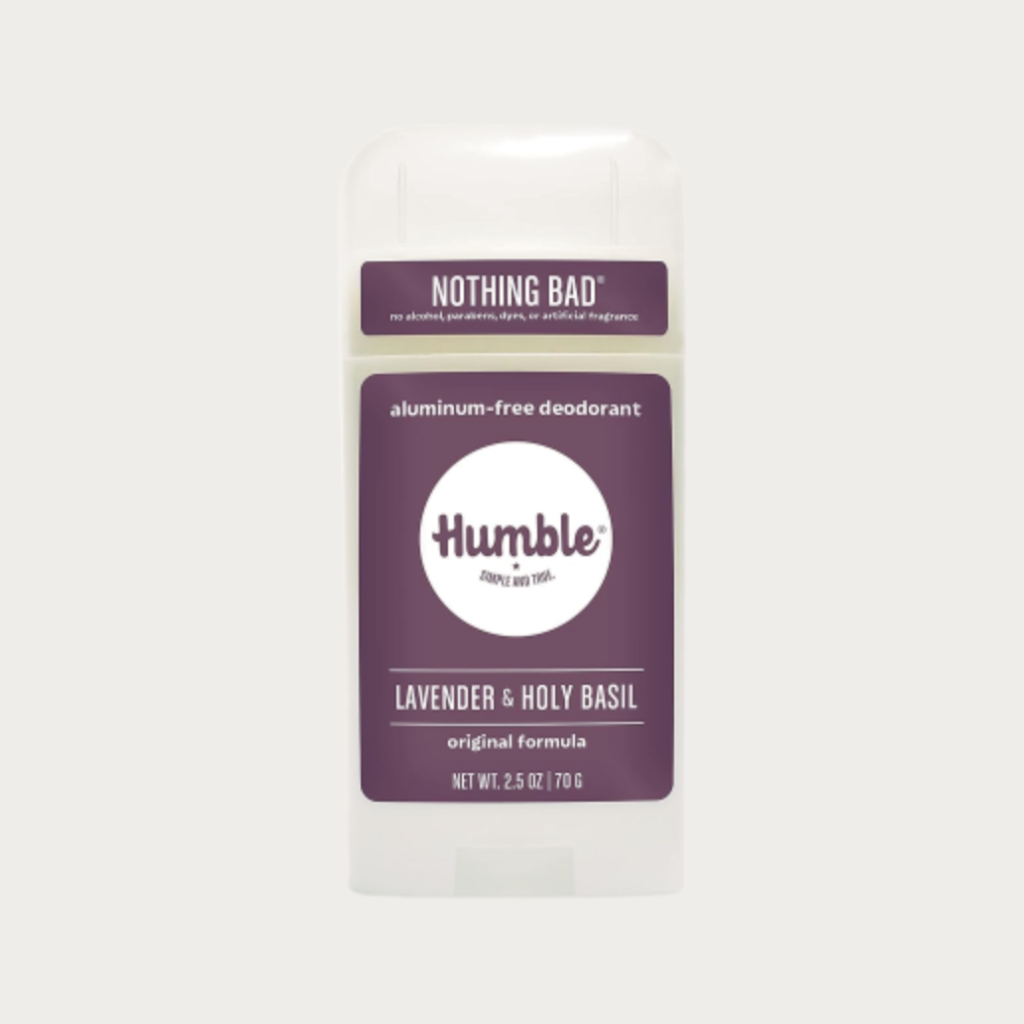 Humble All Natural Deodorant Original Lavender & Holy Basil, 2.5 oz