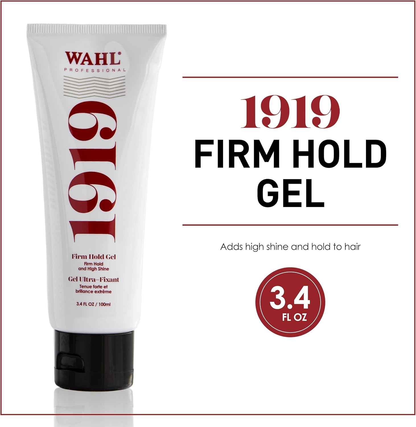 Wahl 1919 Fim Hold Gel, 3.4 Oz. Front