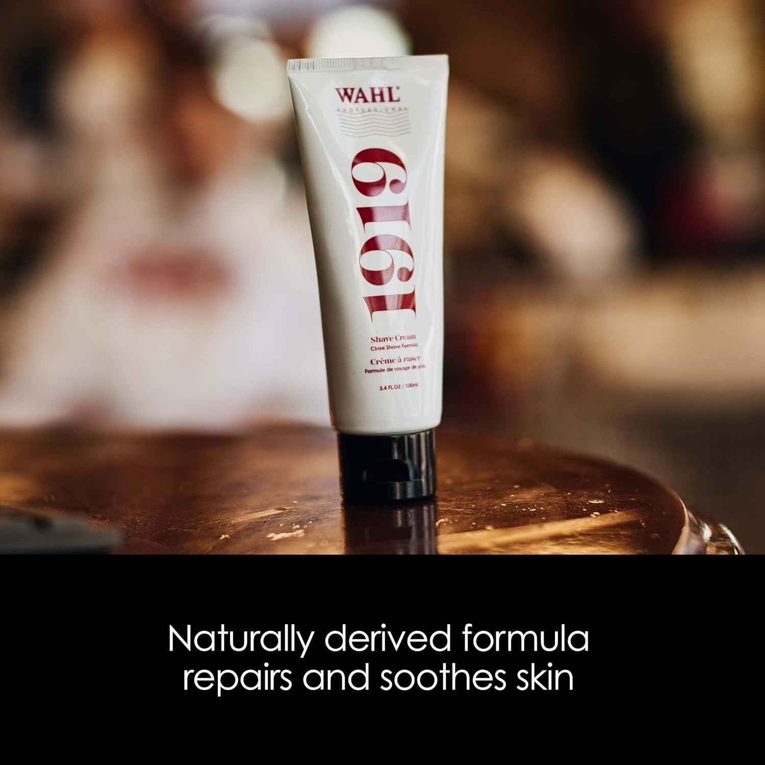 Wahl Pro 1919 Shave Cream, 3.4 Oz. Packaging Front