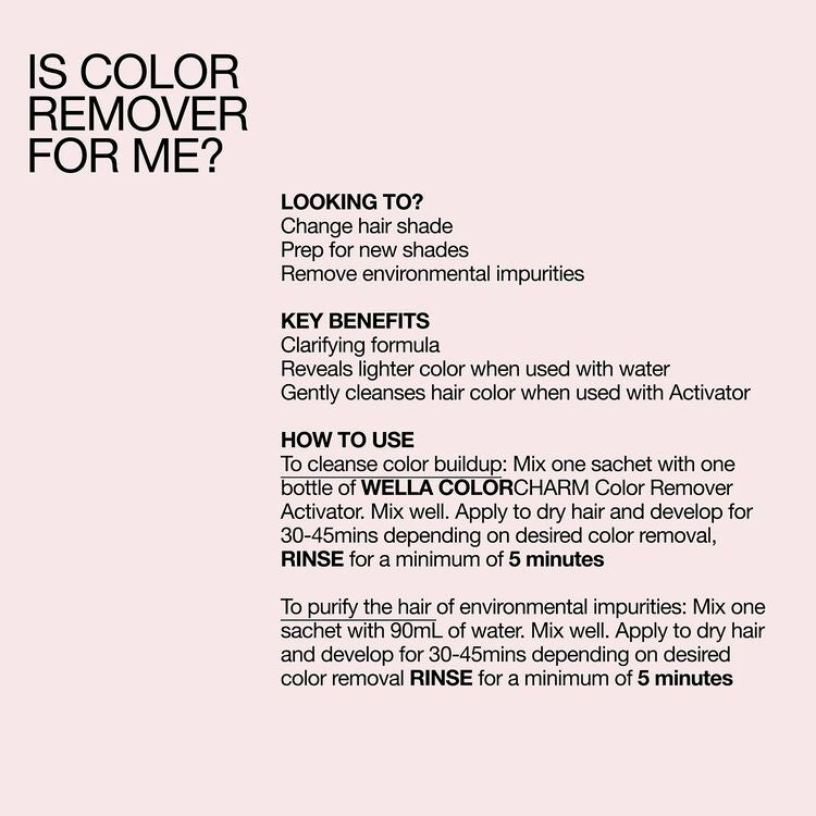 Wella ColorCharm Color Remover Activator – 3 fl oz Is this color for me