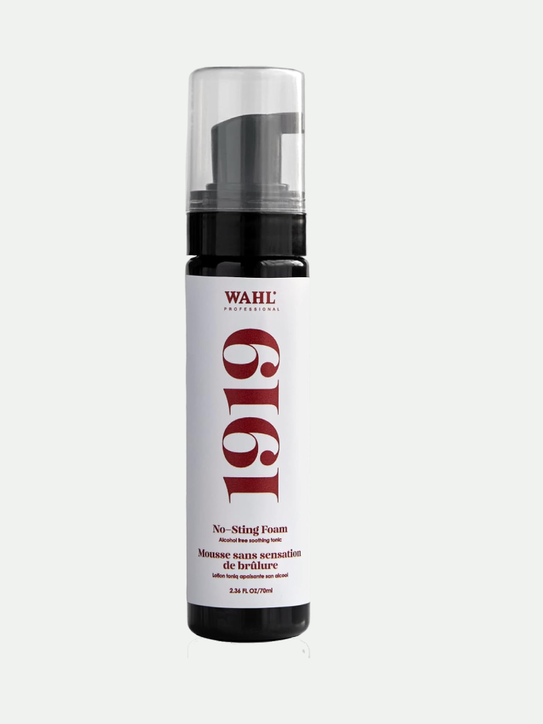 Wahl Pro 1919 No Sting Alcohol Free Foam, 2.36 Oz.