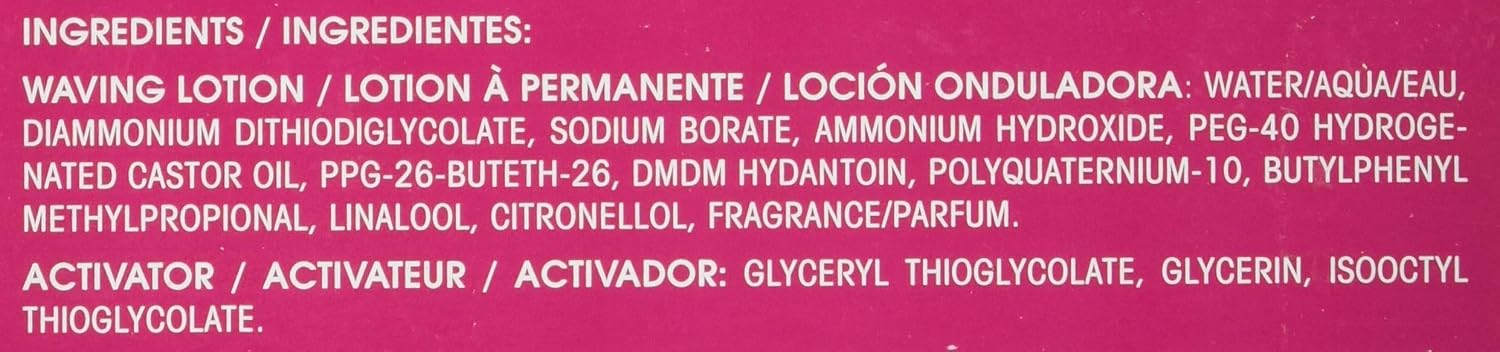 Zotos Quantum Kit Classic Body Ingredients