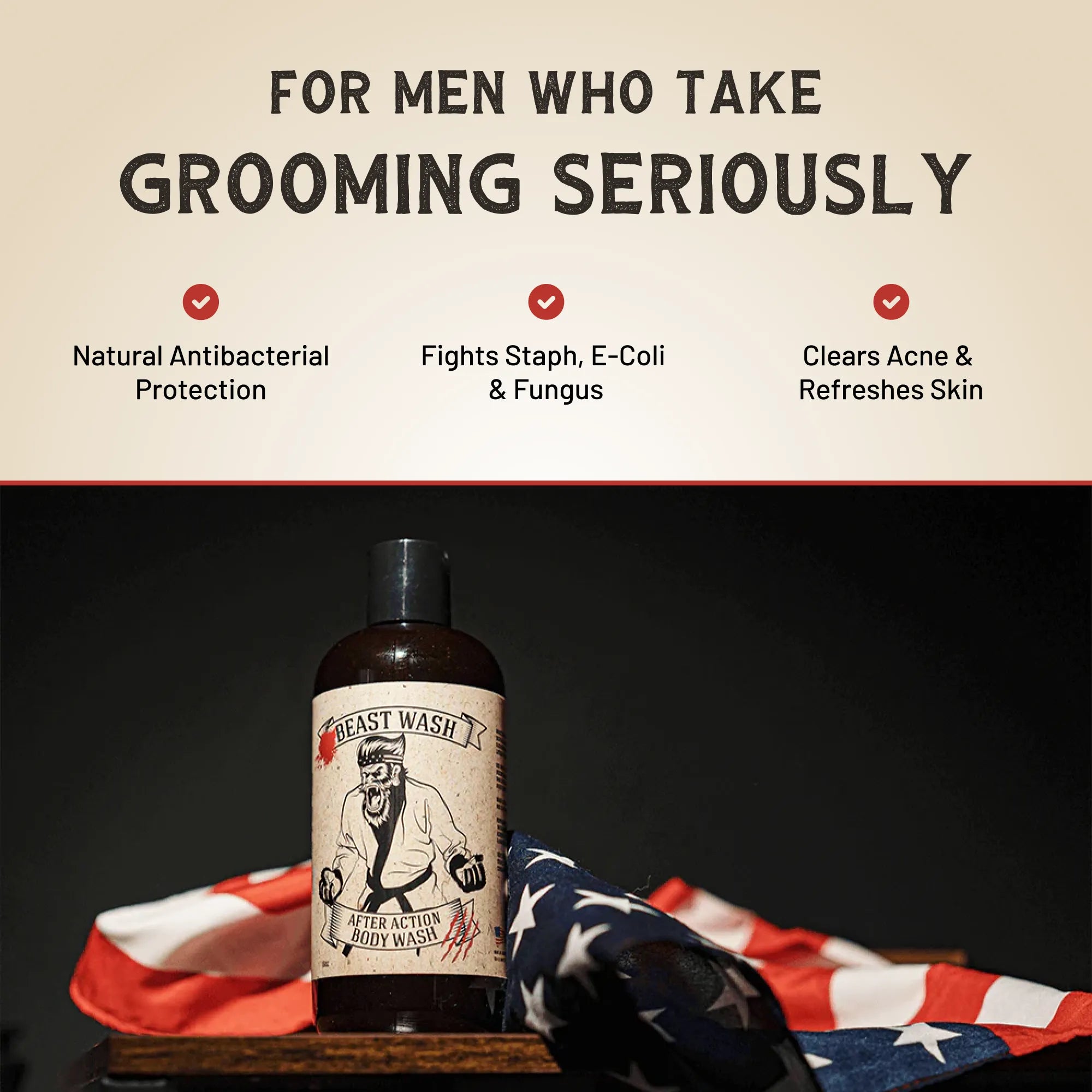 Johnny Slicks After Action Body Wash, 16 Oz.