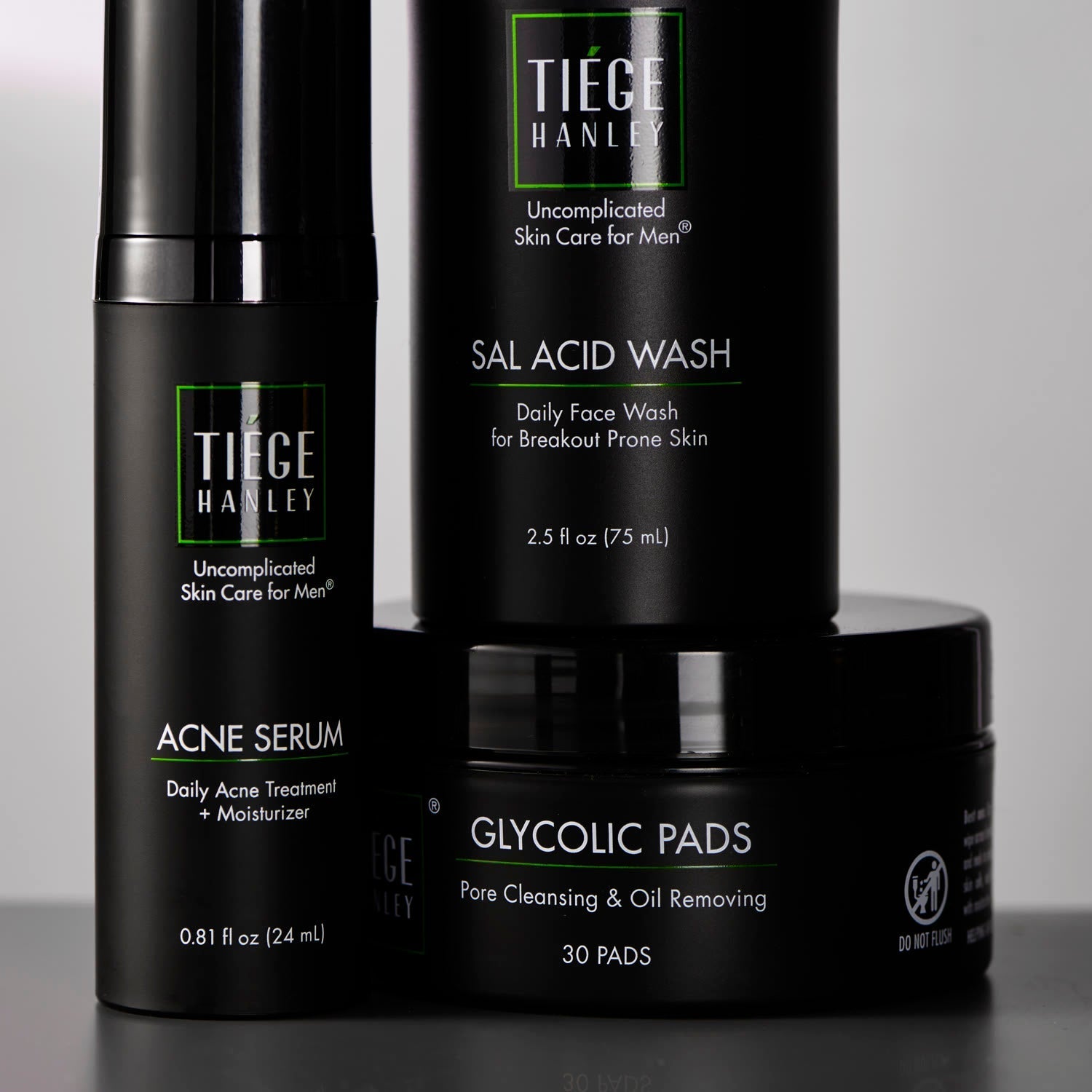 Tiege Hanley The TiegeClear® ACNE Essentials Routine for Men Product Line