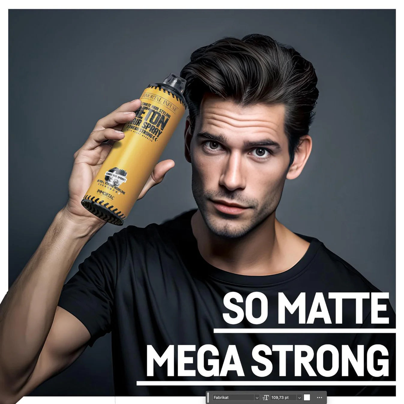 Immortal Beton Hair Spray Mega Strong 16.9 Oz Model