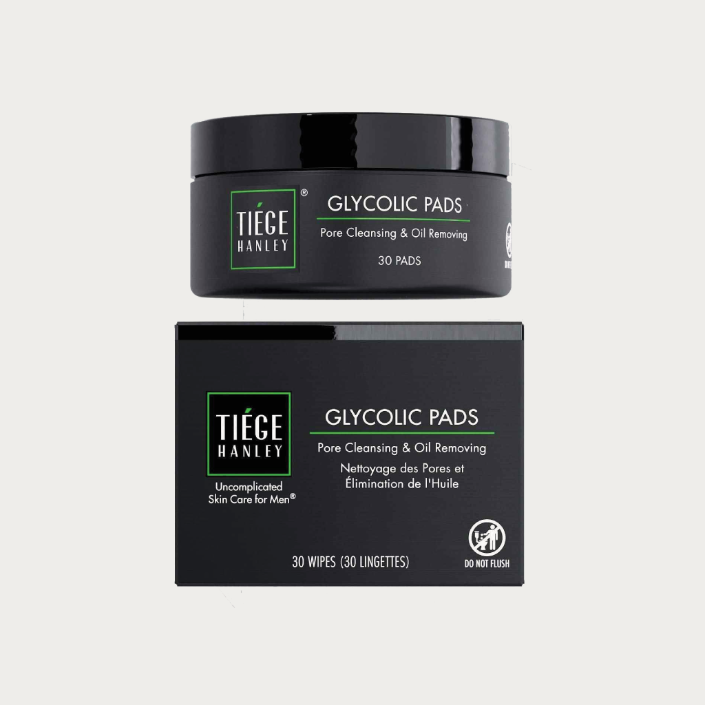 Tiege Hanley Glycolic Pads for Men, 30 Pads