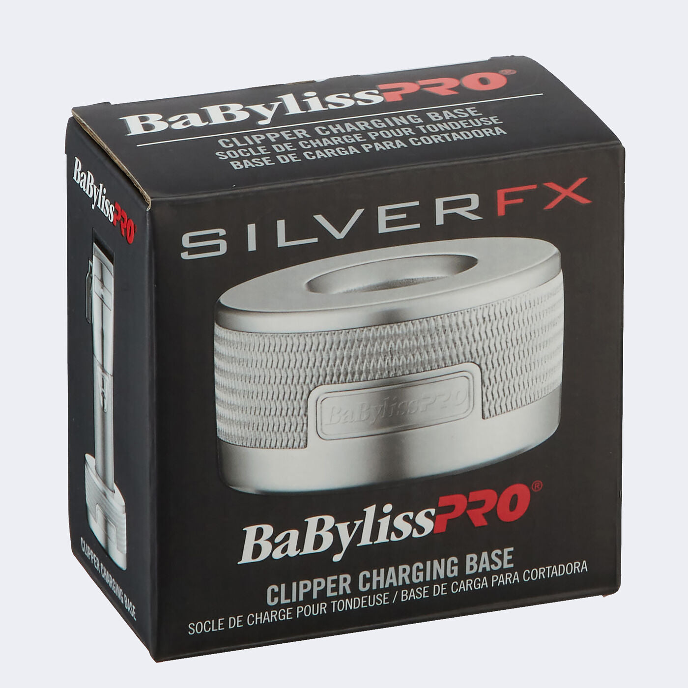 BaBylissPRO Clipper Charging Base Silver  #FX870BASE-S