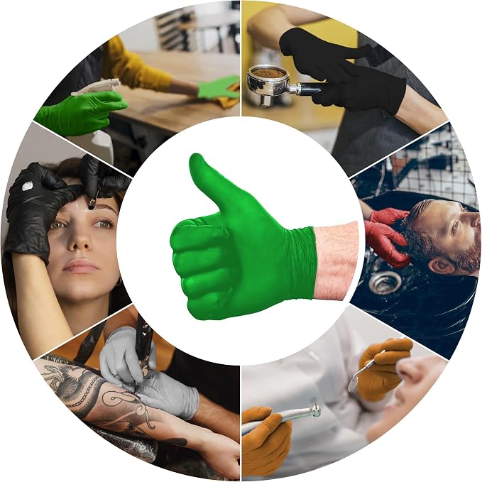 L3VEL3 Nitrile Glove 100 Count, Lime
