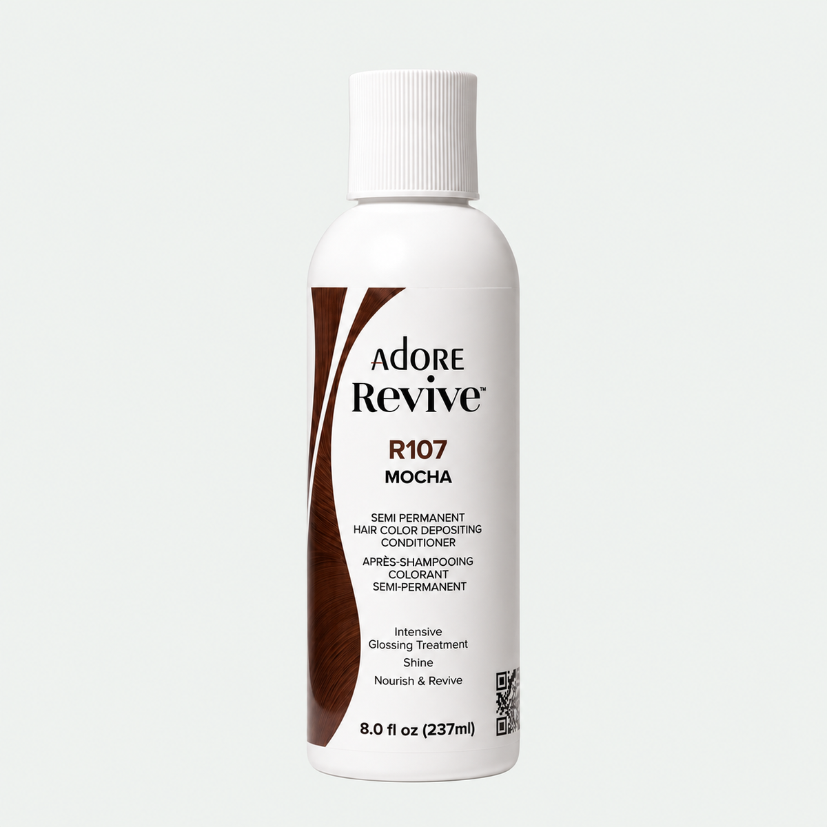 Adore Revive Color-Depositing Conditioner – R107 Mocha, 8 fl oz – product packaging