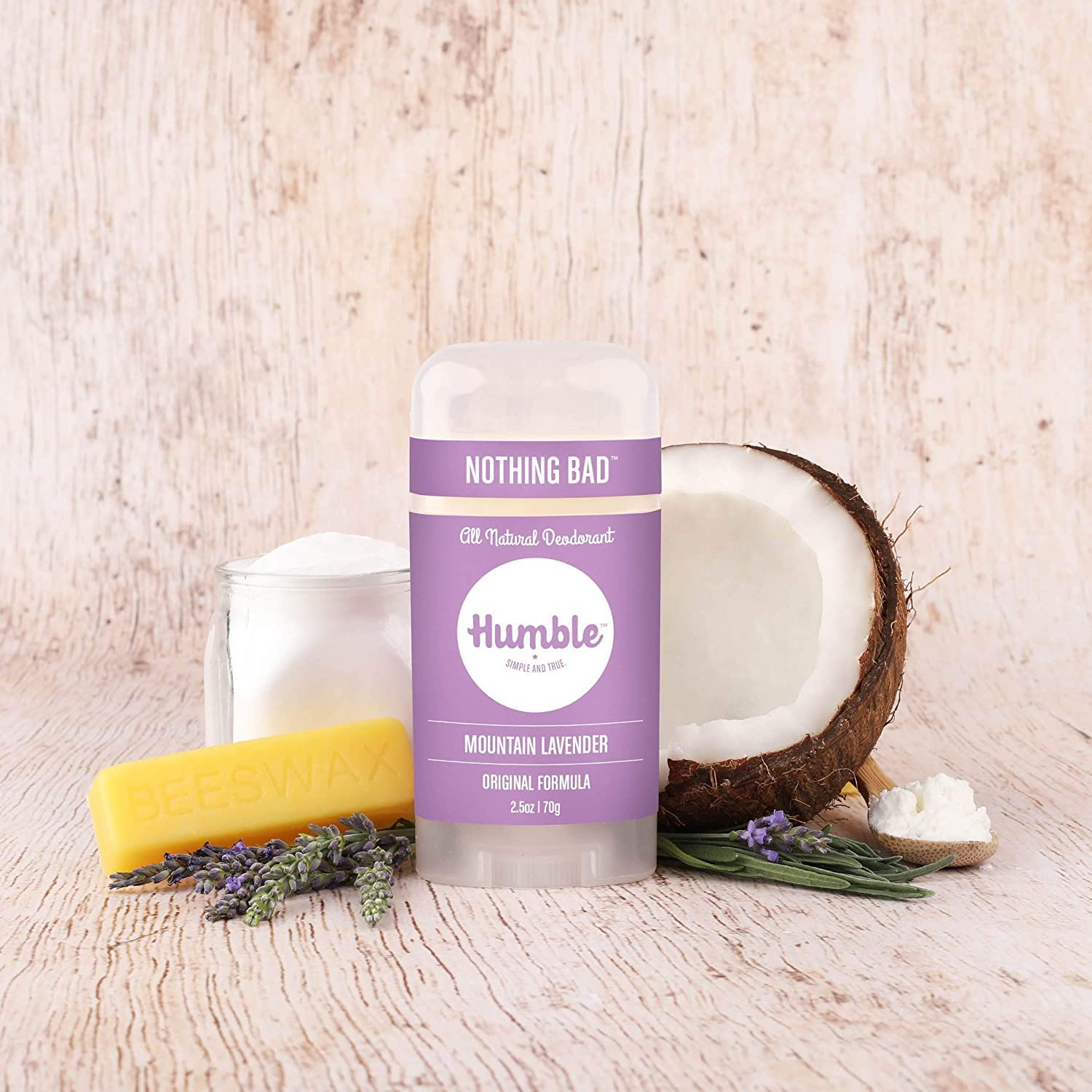 Humble All Natural Original Mountain Lavender, 2.5 Oz.