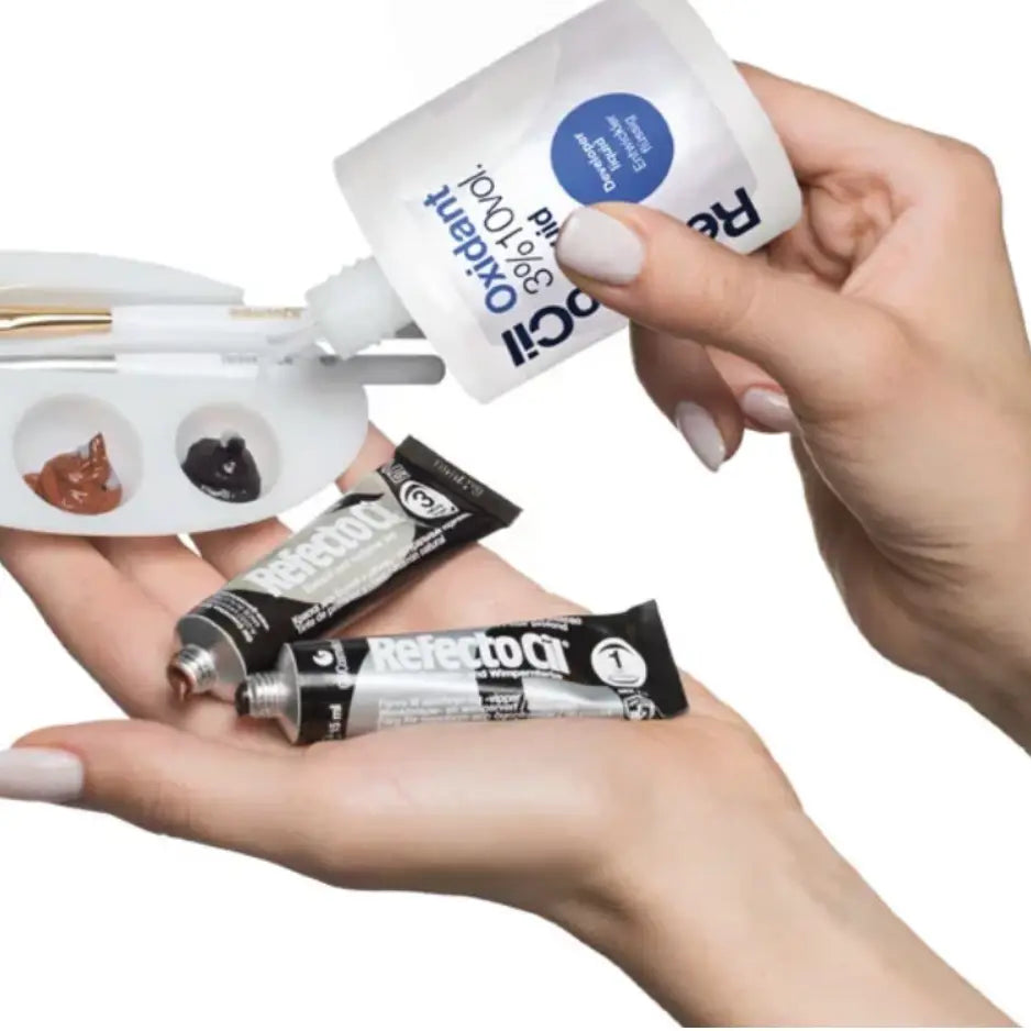 RefectoCil Oxidant Cream 3% 10 Volume Adding Oxidant to Color