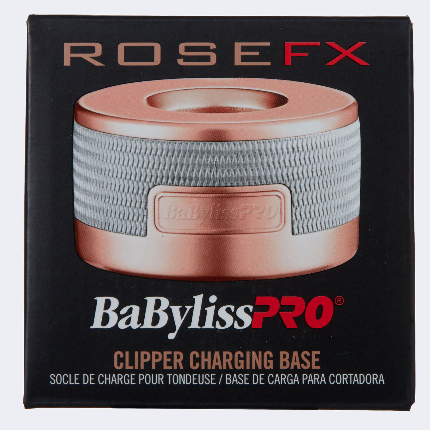 BaBylissPRO Rose Gold Clipper Charge Base #FX870BASE-RG