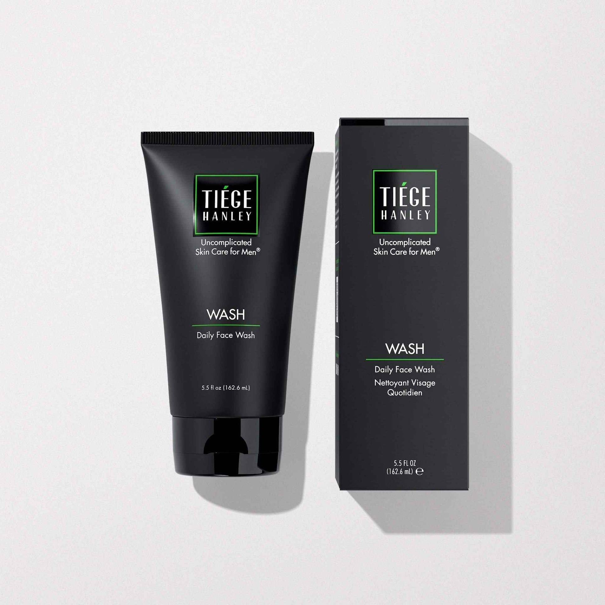 Tiege Hanley Daily Cleanser for Men, 2.5 Fl. Oz. Packaging Front