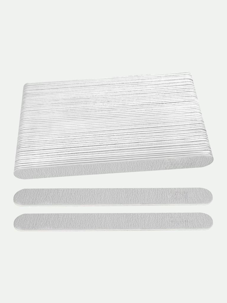 White 100/100 Washable Nail File