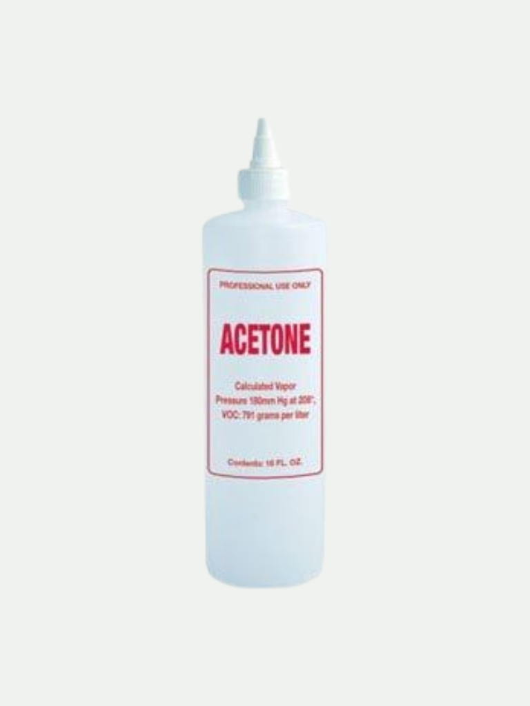 Soft 'n Style Professional Acetone Bottle - 16 oz Imprinted Quality for Salon Use